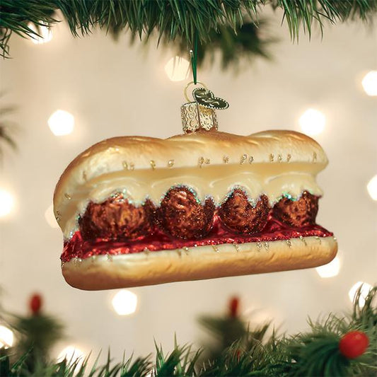 Meatball Sandwich Ornament - Southlake Paws
