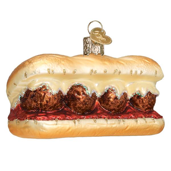 Meatball Sandwich Ornament - Southlake Paws