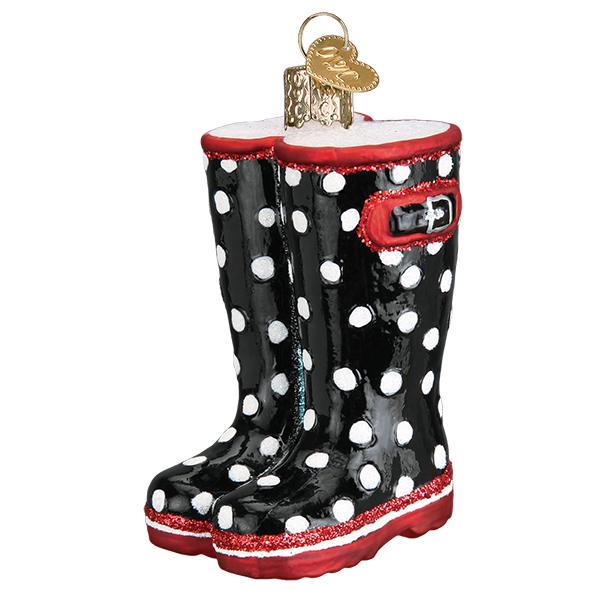 Rubber Boots Ornament - Southlake Paws