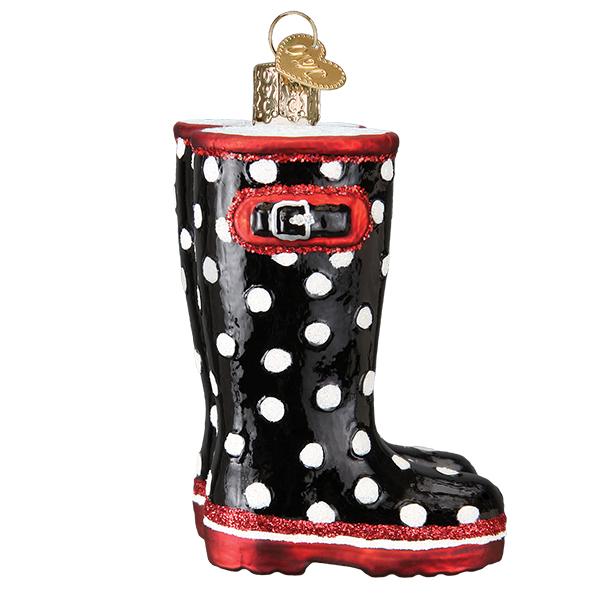 Rubber Boots Ornament - Southlake Paws