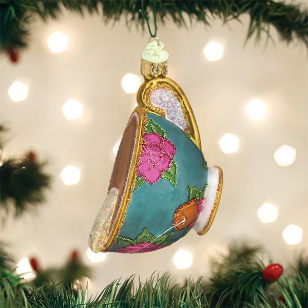 Cup Of Tea Ornament - Southlake Paws