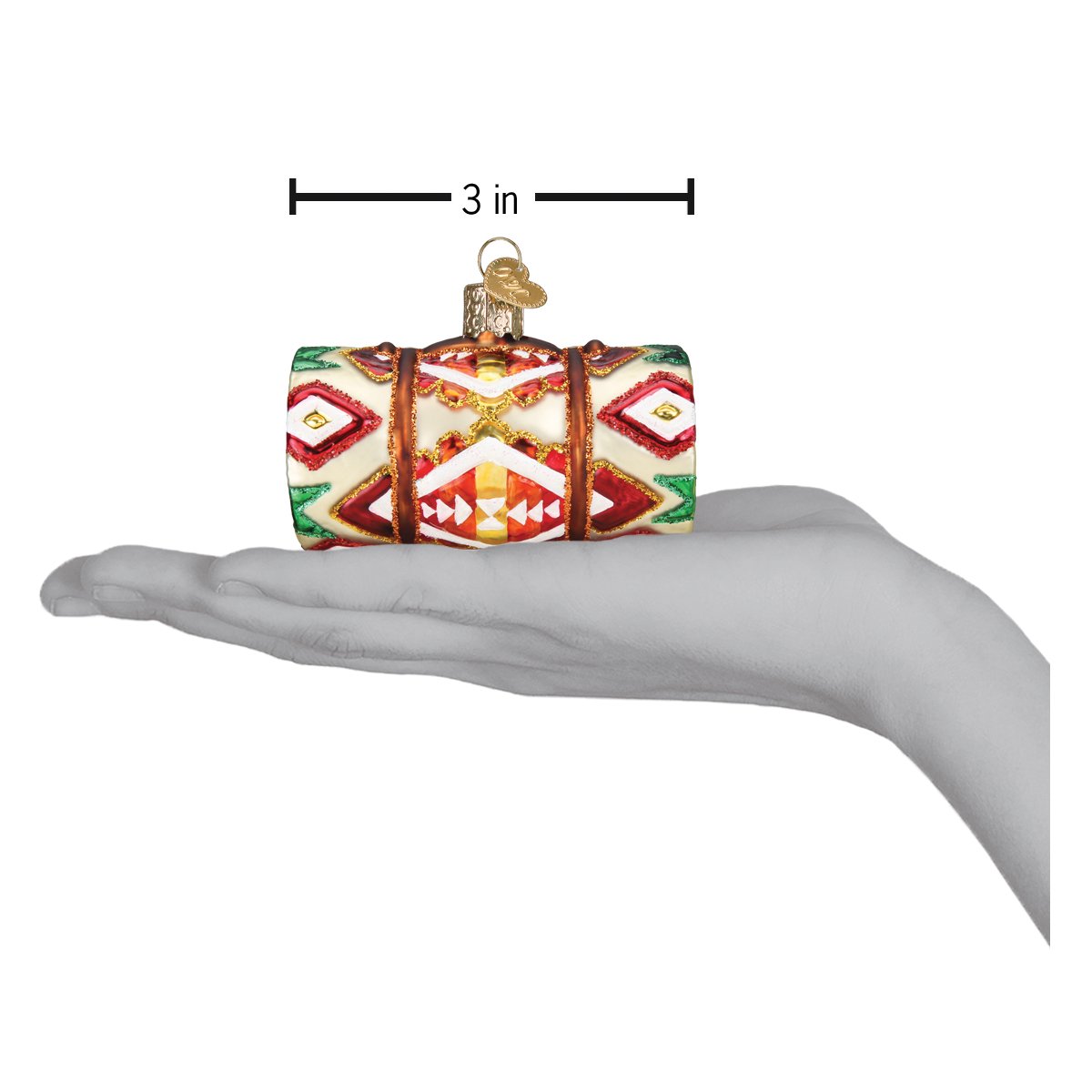 Wool Blanket Ornament - Southlake Paws