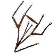 ExionPro 5 Point Breastplate with Sheepskin Padding - Matching Elastic