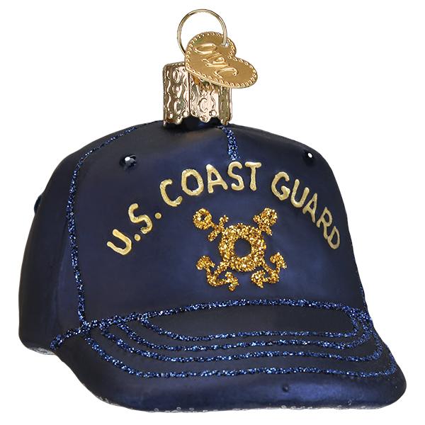 Coast Guard Cap Ornament - Southlake Paws