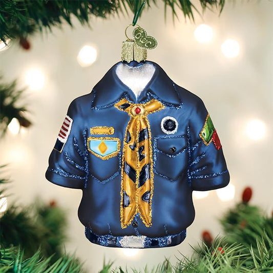 Scout Uniform Ornament - Southlake Paws