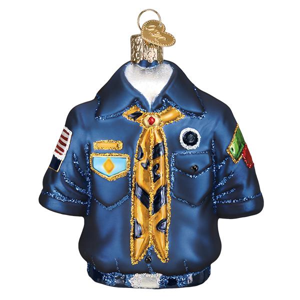 Scout Uniform Ornament - Southlake Paws