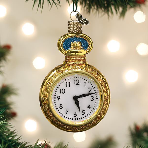 Pocket Watch Ornament - Southlake Paws