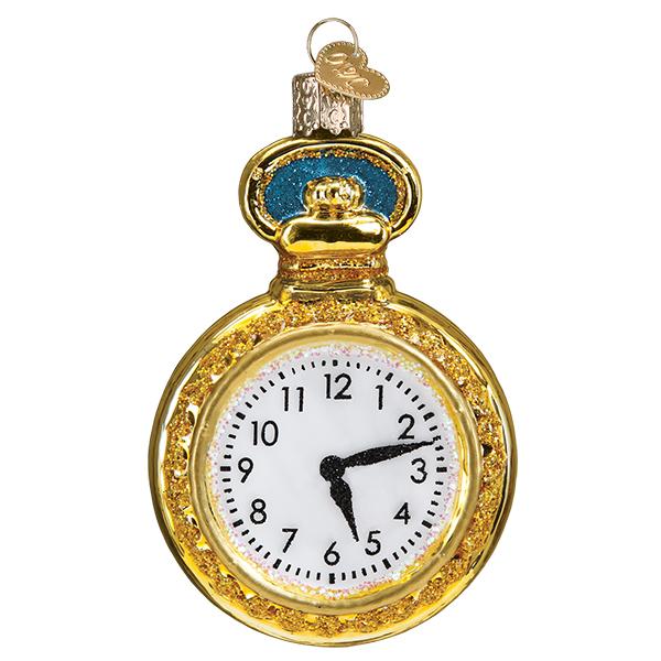 Pocket Watch Ornament - Southlake Paws