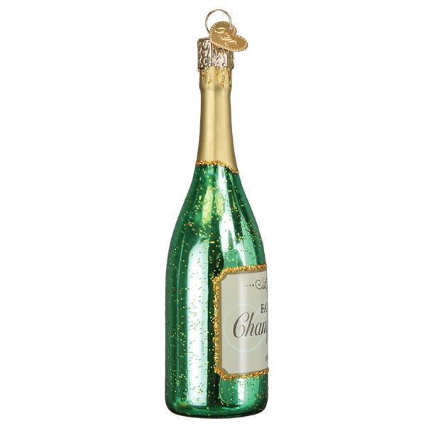 Fancy Champagne Bottle Ornament - Southlake Paws