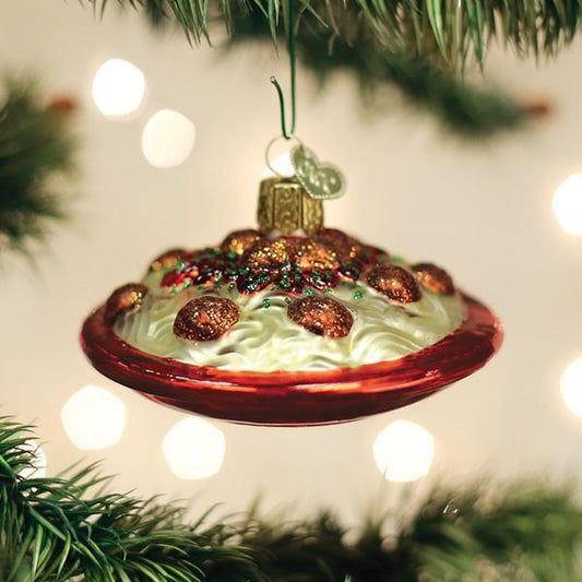 Spaghetti  And Meatballs Ornament - Southlake Paws