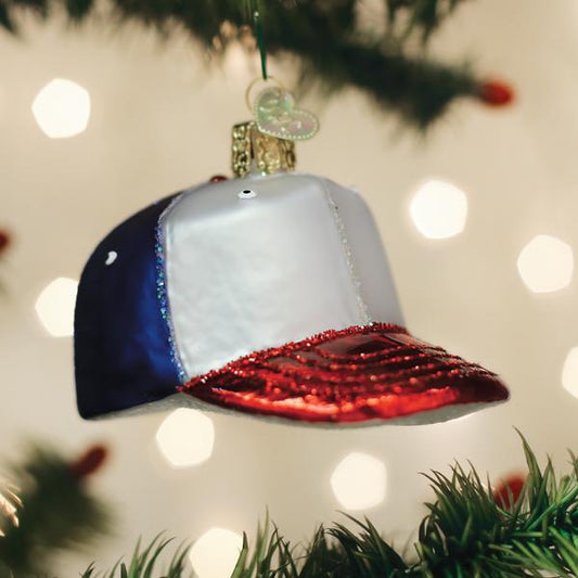 Baseball Cap Ornament - Southlake Paws