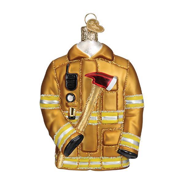 Firefighter's Coat Ornament - Southlake Paws