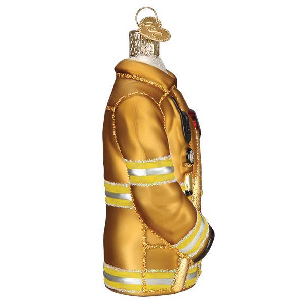 Firefighter's Coat Ornament - Southlake Paws