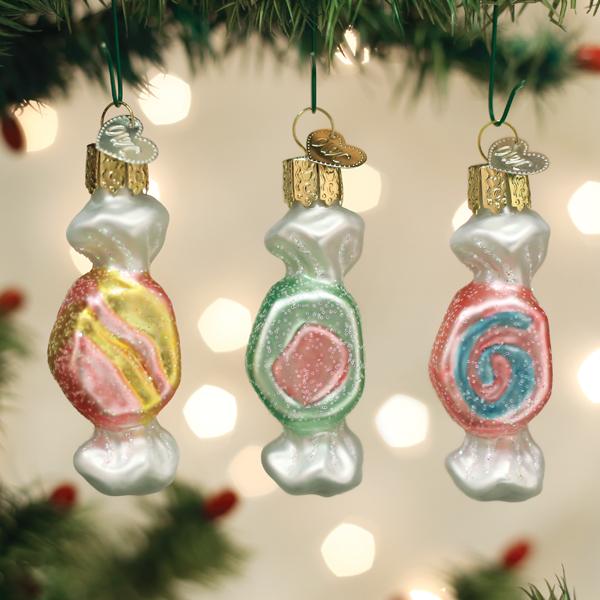Salt Water Taffy Set (3pc) Ornament - Southlake Paws