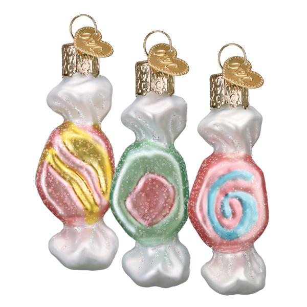 Salt Water Taffy Set (3pc) Ornament - Southlake Paws