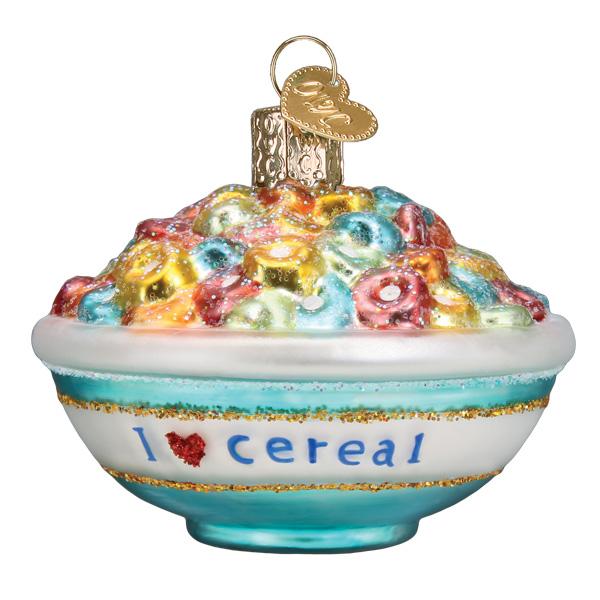 Bowl Of Cereal Ornament - Southlake Paws