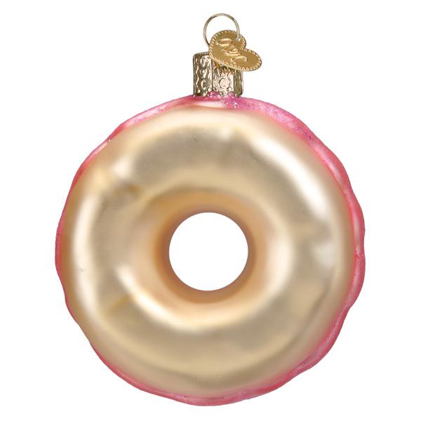 Pink Sprinkles Donut Ornament - Southlake Paws