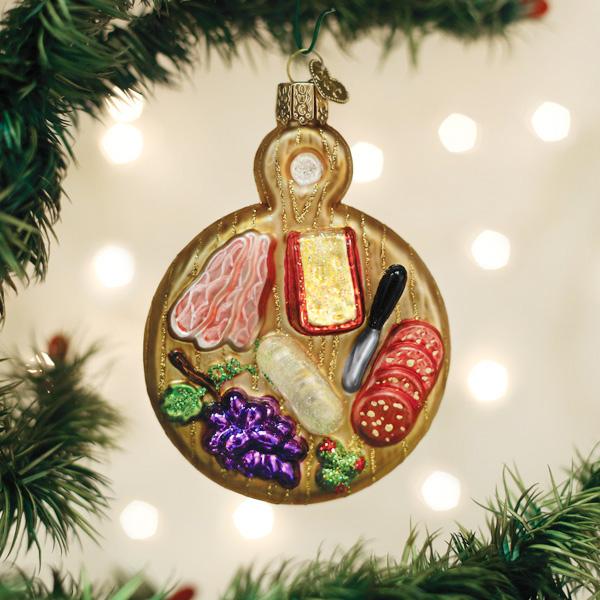 Charcuterie Board Ornament - Southlake Paws