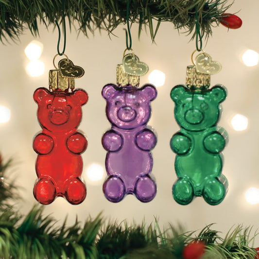 Jelly Bear Set Ornament - Southlake Paws