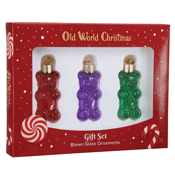 Jelly Bear Set Ornament - Southlake Paws