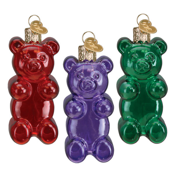 Jelly Bear Set Ornament - Southlake Paws