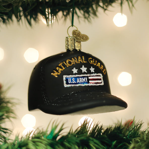 National Guard Cap Ornament - Southlake Paws