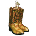 Load image into Gallery viewer, Brown Pair Of Cowboy Boots Ornament - Southlake Paws
