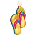 Load image into Gallery viewer, Yellow Flip-flops Ornament - Southlake Paws
