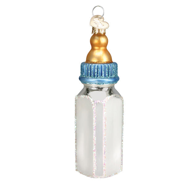 Boy Baby Bottle Ornament - Southlake Paws