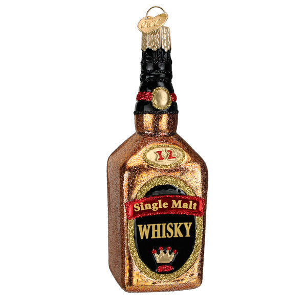 Whisky Bottle Ornament - Southlake Paws