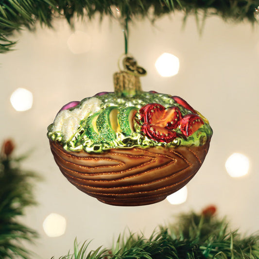 Bowl Of Salad Ornament - Southlake Paws