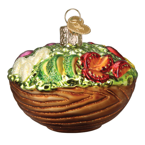 Bowl Of Salad Ornament - Southlake Paws