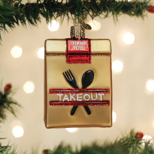 Takeout Bag Ornament - Southlake Paws