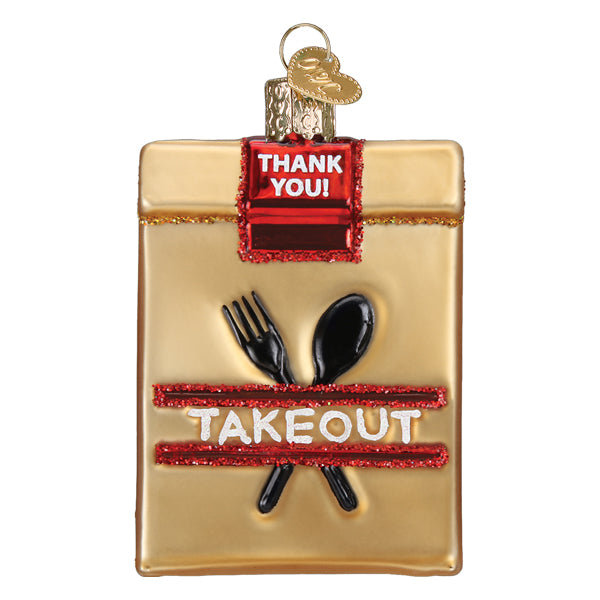Takeout Bag Ornament - Southlake Paws