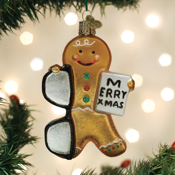 Gingerbread Optometrist Ornament - Southlake Paws
