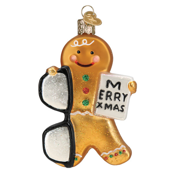 Gingerbread Optometrist Ornament - Southlake Paws
