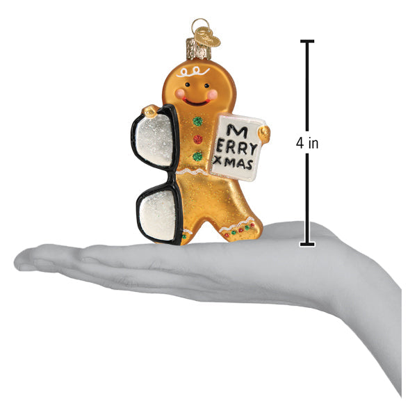 Gingerbread Optometrist Ornament - Southlake Paws
