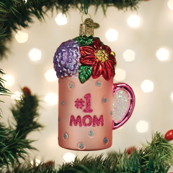 Best Mom Mug Ornament - Southlake Paws