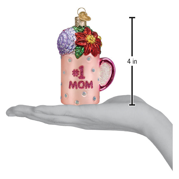 Best Mom Mug Ornament - Southlake Paws