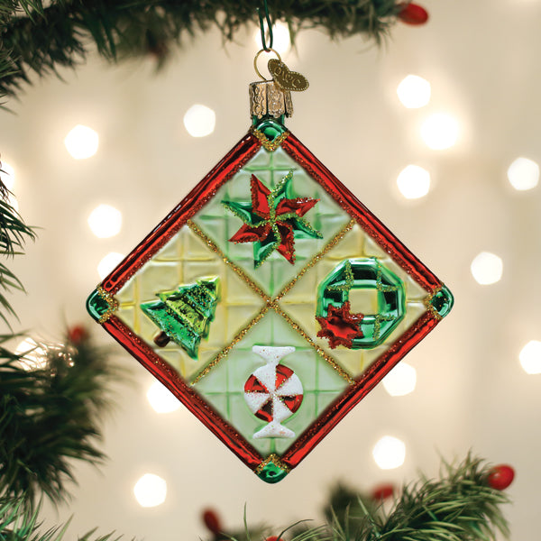 Christmas Quilt Ornament - Southlake Paws