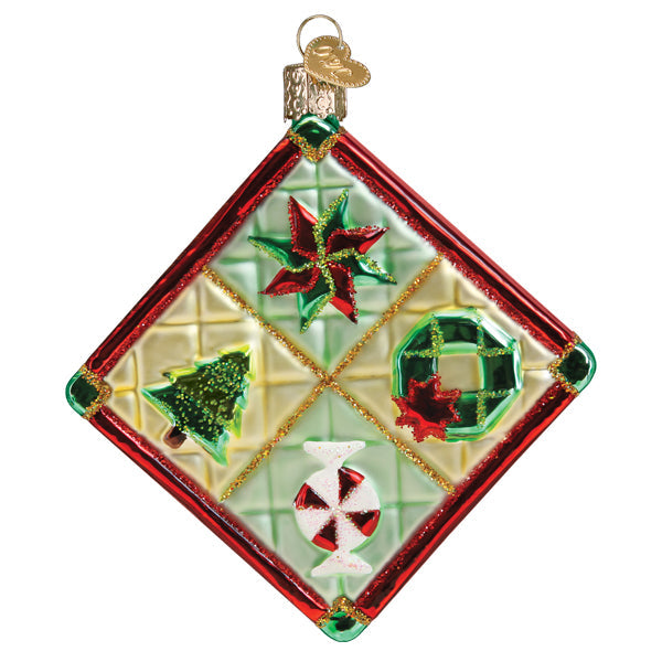 Christmas Quilt Ornament - Southlake Paws