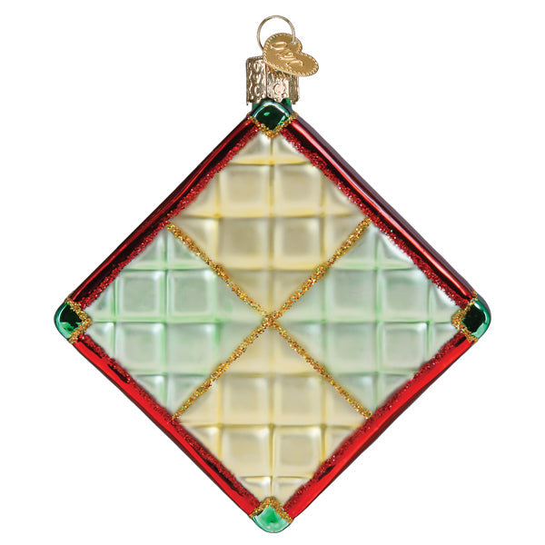 Christmas Quilt Ornament - Southlake Paws