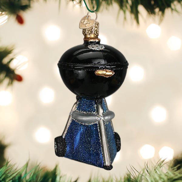 Black Classic Barbecue Ornament - Southlake Paws