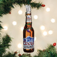 Load image into Gallery viewer, Holiday Coors Light Bottle Ornament - Southlake Paws

