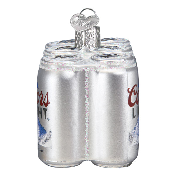 Coors Light Six Pack Ornament - Southlake Paws