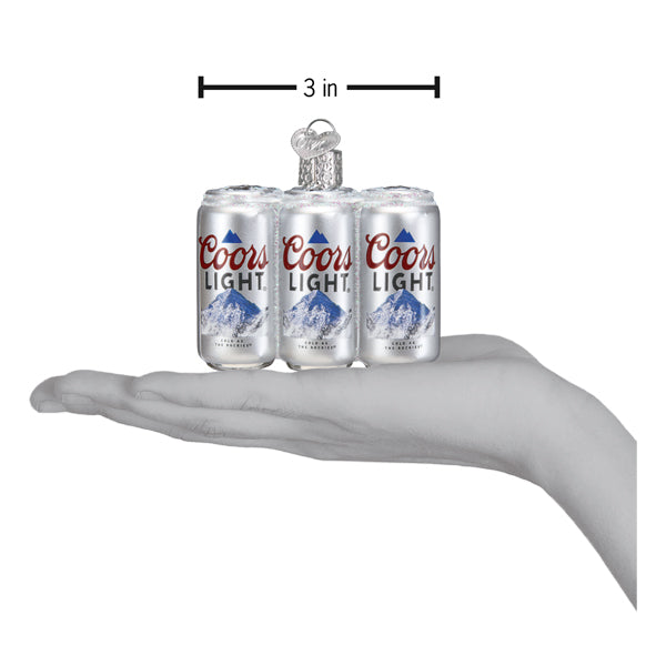 Coors Light Six Pack Ornament - Southlake Paws