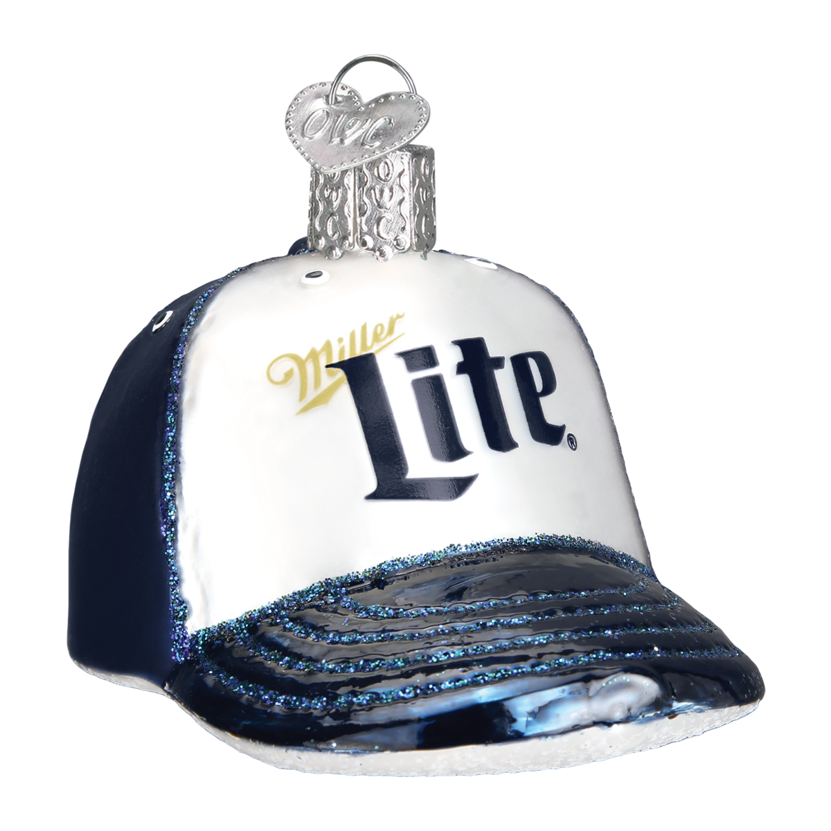Miller Lite Baseball Cap Ornament - Southlake Paws