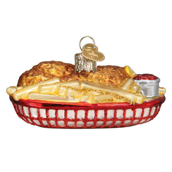 Chicken Basket Ornament - Southlake Paws