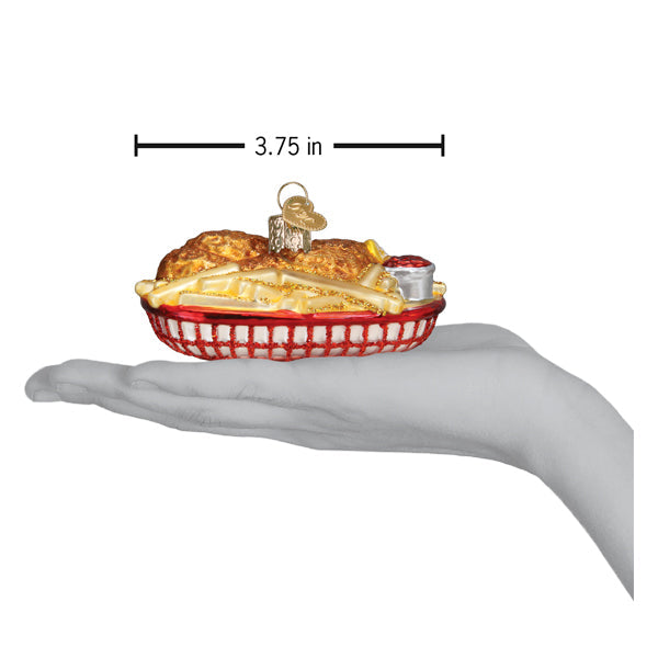 Chicken Basket Ornament - Southlake Paws