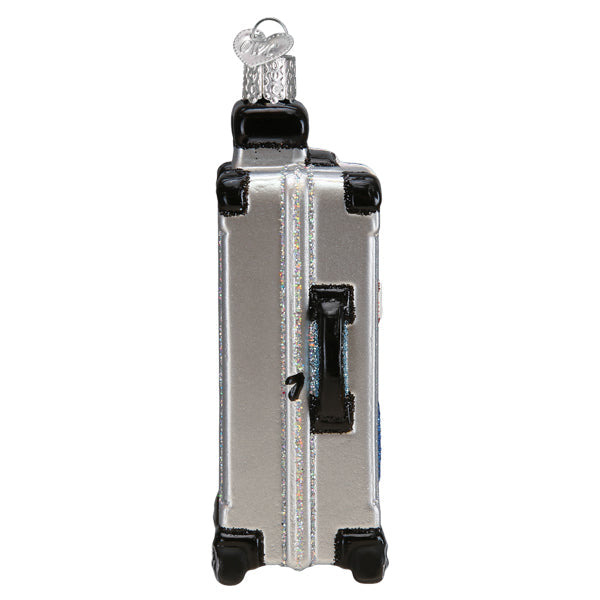 Rolling Suitcase Ornament - Southlake Paws